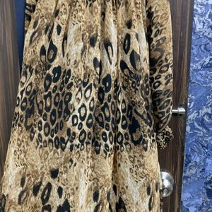 Cheetah Pattern Dress