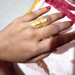 Gold Palate Ring