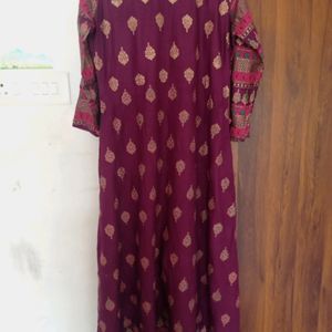 Mauve Kurta