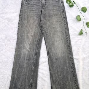 Zara Charcoal Straight Jeans