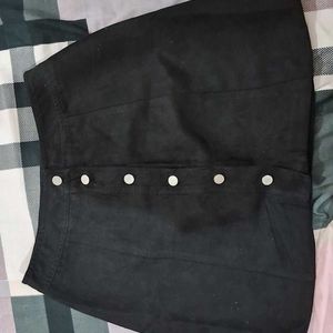 H&M Black Short Skirt