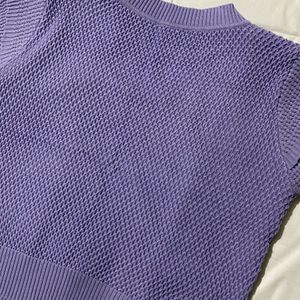 Knitted Lavender Top