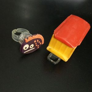 Toy Cargo With Wheels And Monster Ring