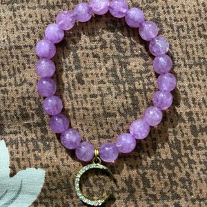 Combo Of Mask And Moon Charm Bracelet