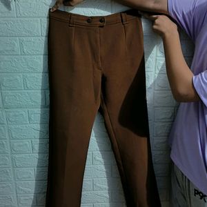 A Brown Straight Jeans