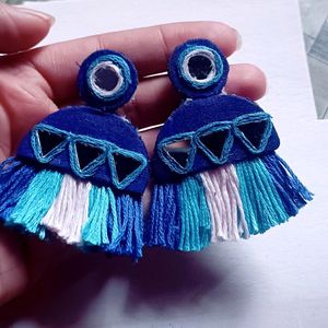 Handcrafted Fabric Earrings
