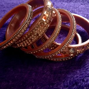 Bangles With Diamond Work