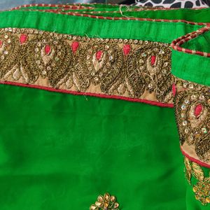 Heavy Border Saree