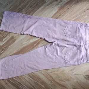 Purple Baggy High Waisted Jeans