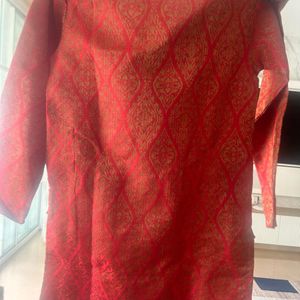 Red Kurta pyjama