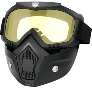 Half helmet shield with Air filter(seal packed)