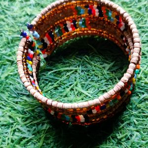 Wooden - Marbals Beaded Bracelet