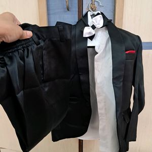 Blazer , Pant , Shirt, Bow Tie Set