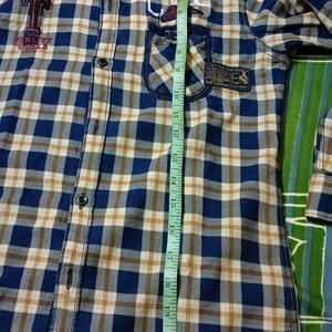 Boys Branded Check Full Shirt.