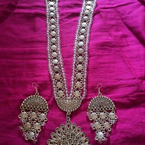 Crystals Oxidized Jewelry sets