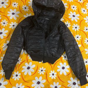 Swap Avail Black Leather Jacket