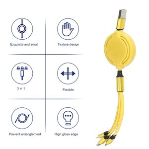 Retractable Charger Charging Cable, Micro USB Cabl