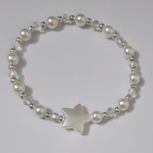 Asthetic Crystal - Pearl Bracelet
