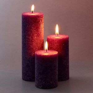 Pillar Candle Set Of 3.