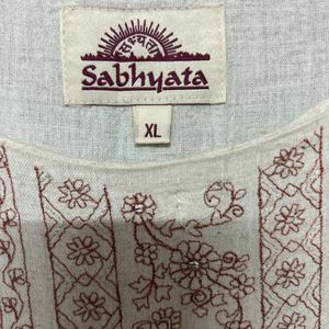 New Sabhayata Kurta Xl Size