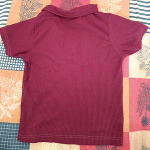 Maroon Top