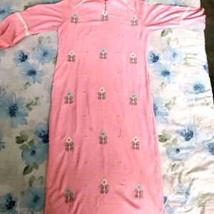 Women Pink Kurta