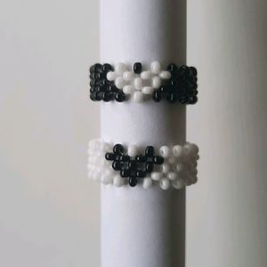 Set Of Two Heart Ring