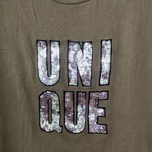 Sequins Work T Shirt