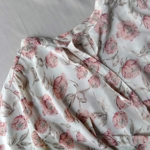 New Korean Bow Top Floral