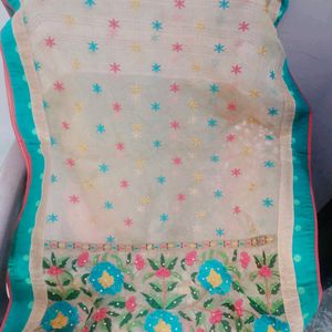 Beautiful Organza Phulkari Dupattaa