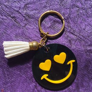 Keychain And Earrings Combo