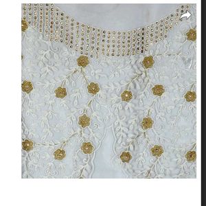 White Gown 30 Rs. Off Free Delivery