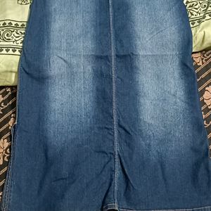 Stretchable Denim Skert