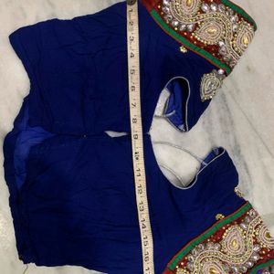 Royal Blue Exclusive Wedding Saree