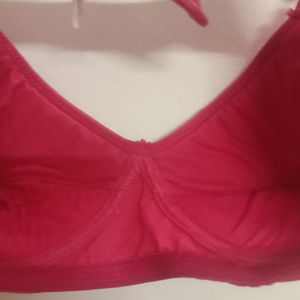 Red Padded Bra