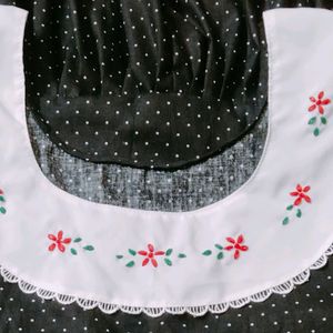 Hand embroidery frock model nighty