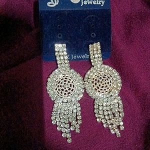 Silver Colour Earings For Women Or Girls