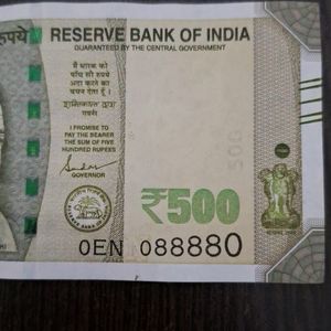 0EN 088880; 500 Rupees Perfect Note