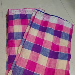 Cotton Silk Multicolor Saree