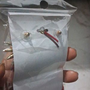 Red Earrings Light Weight