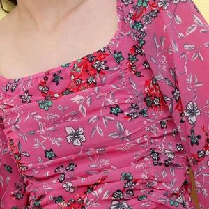 Branded Pink Floral Dress