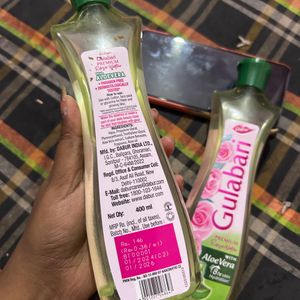 800 ML New Dabur Gulabari Rose Water Aloe Vera