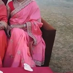 Pink Saree with Blouse