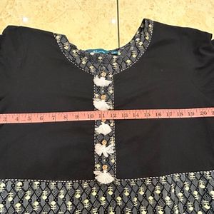 Black kurti top