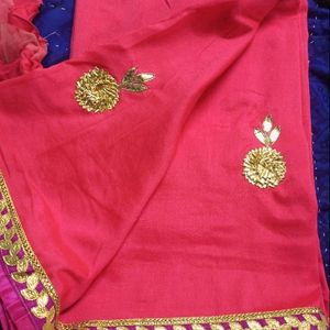 New Party' Wear Saree With Desiner Blouse