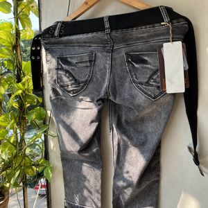 Slim Fit Denim Jeans For Girls And Women With Tag