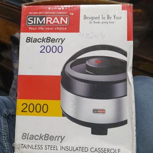 SIMRAN BLACKBERRY 2000 CASSEROLE STEEL