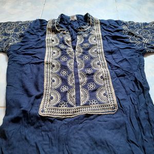 Dark Blue Kurta