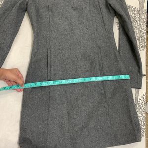 Grey Formal Full Sleeve Dress (xs)