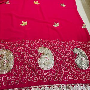 navratri special bandhani saree